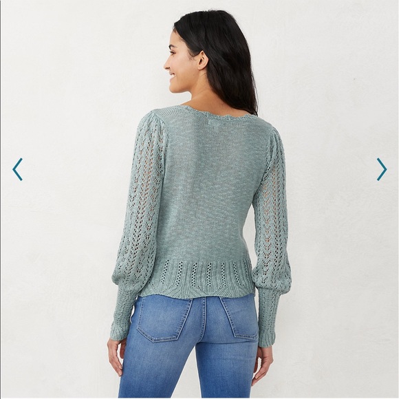 LC Lauren Conrad Squareneck Sweater - Picture 11 of 12